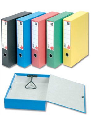 SPRING BOX FILE YELLOW