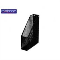 METRON METALLIC BLACK MAGAZINE FILE-CASE 25X31.8X7.5