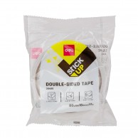 DELI DOUBLE SIDED TAPE CLEAR 18MMX9M