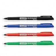 LUXOR OHP PERMANENT MARKER 0.7MM RED (10/PACK)