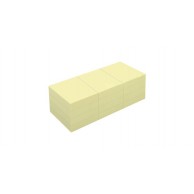 GROOVY STICKY NOTES 51X38MM YELLOW (12/PACK)