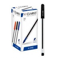 CLARO PEN A-ONE BLACK 1.0MM (50/BOX)