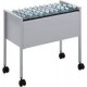 Durable A4 Suspension File Trolley Metal Grey (FOR APPROX. 80PCS)
