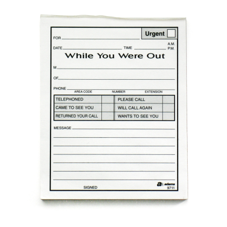 WHILE YOU WERE OUT PAD