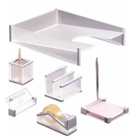 ACRYLIC DESK ORGANISERS 6PCS/SET