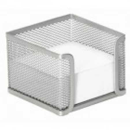 BASE FOR MEMO CUBE METAL SILVER