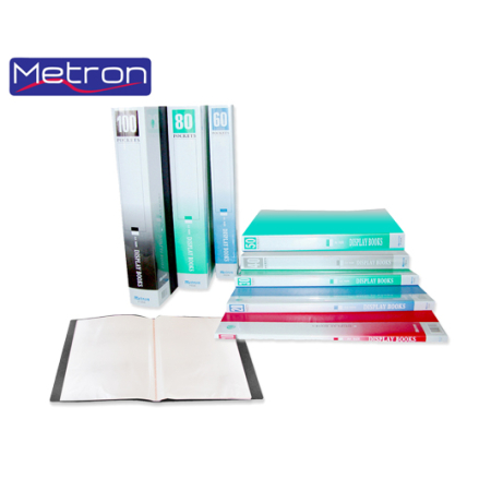 METRON A4 CLEAR FILE 10 POCKETS