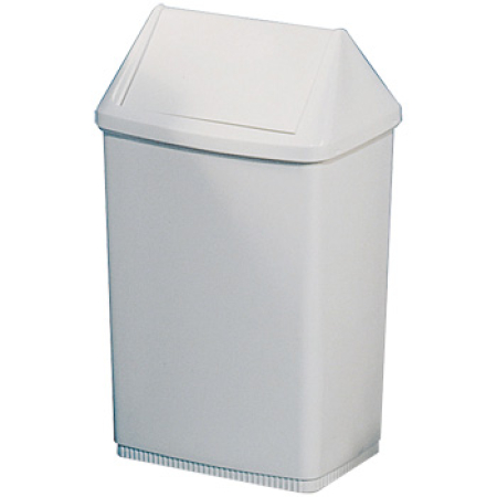 BIN PLASTIC 820 BELL COVER WHITE 42LT