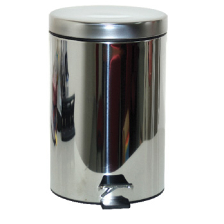 BIN WITH PEDAL 111 STAINLESS STEEL 12 LT