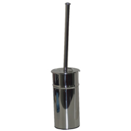 BRUSH FOR TOILET WALL- CHROME