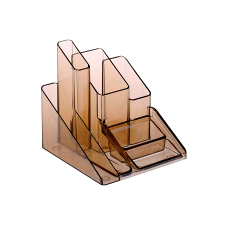 MULTI-FUNCTIONAL PEN HOLDER ORGANISER CLEAR WHITE US-1731