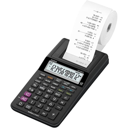 CASIO PRINTING CALCULATOR 12DIGITS 20.9×10.2×4.2cm (REPRINT & CHECK)