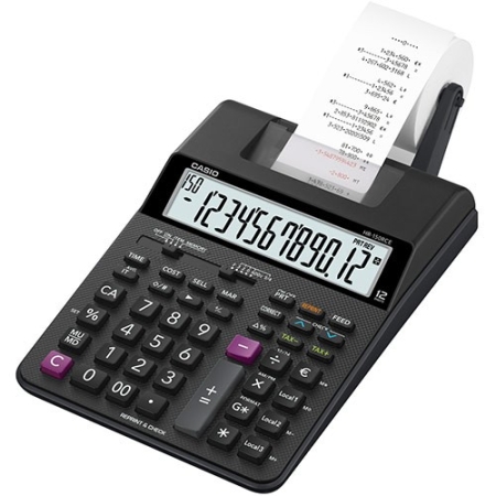 CASIO PRINTING CALCULATOR 12DIGITS 6.5×16.5×29.5cm 1.7GR/SEC