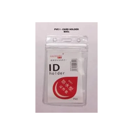 ID CARD HOLDER CLEAR PVC 10.4X15CM