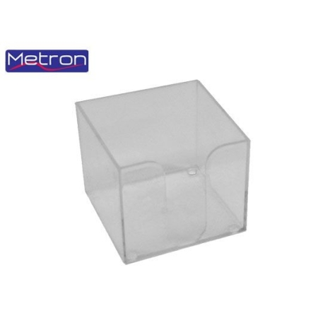 METRON PLASTIC CUBE DISPENSER EMPTY