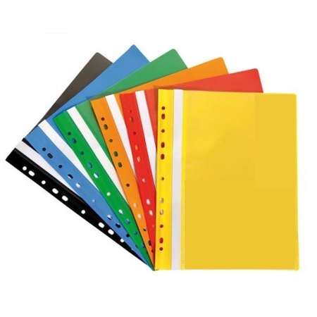 PLASTIC FLAT FILE WITH 11 HOLES