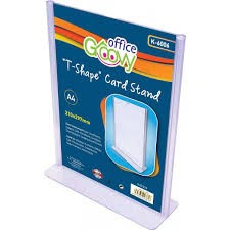 ACRYLIC DISPLAY A4 T-SHAPE K-6006