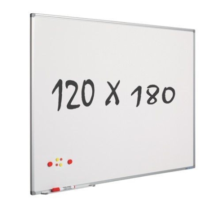 DOUBLE SIDED WHITE BOARD 120X180CM AL. FRAME MAGNETIC
