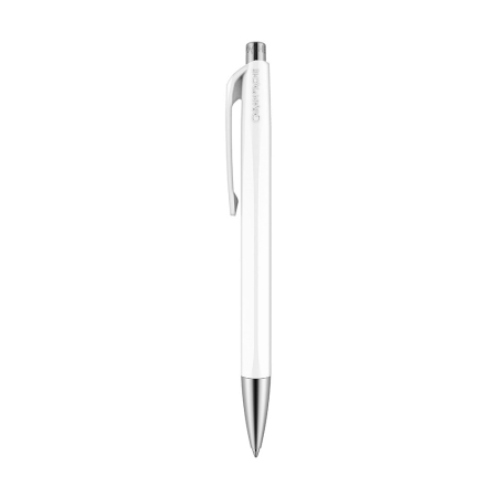 CDA 888 INFINITE WHITE BALLPOINT PEN BLUE INK PLASTIC M (888.001)