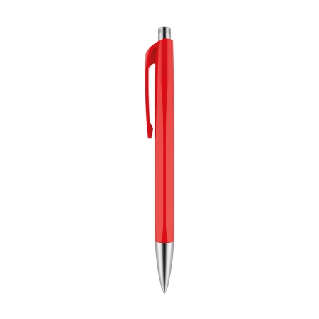 CDA 888 INFINITE RED BALLPOINT PEN BLUE INK PLASTIC M (888.570)