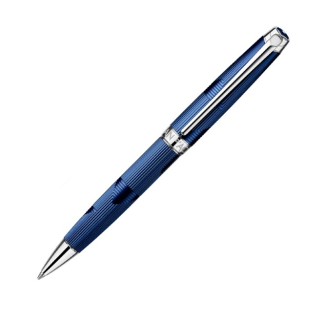 CDA LEMAN BLEU MARIN SILVER-PLATED & NRHODIUM-COATED BALLPOINT PEN (4789.169)