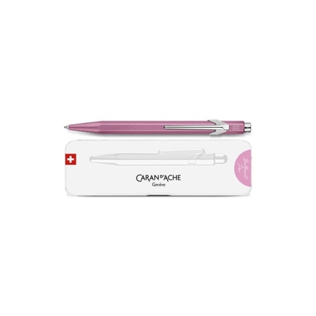 CDA 849 COLORMAT-X PINK BALLPOINT METALLIC PEN BLUE INK M