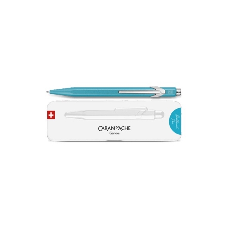 CDA 849 COLORMAT-X TOURQUIZ BALLPOINT METALLIC PEN BLUE INK M