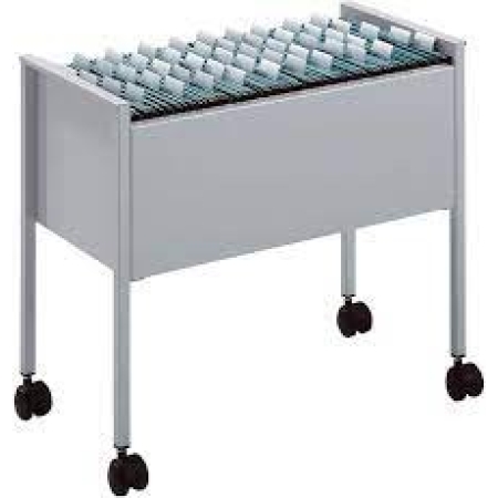 Durable F/C Suspension File Trolley Metal Grey (FOR APPROX. 80PCS)