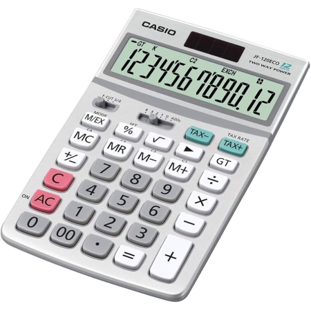 CASIO CALCULATOR 12DIGITS 17.3X10.7CM
