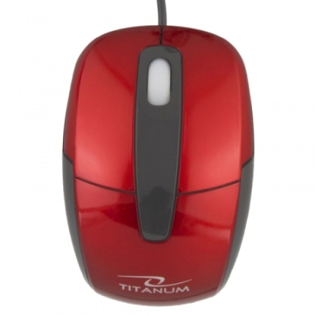 ESPERANZA MOUSE WIRED REC OPTICAL TITANIUM BARRACUDA TM108R