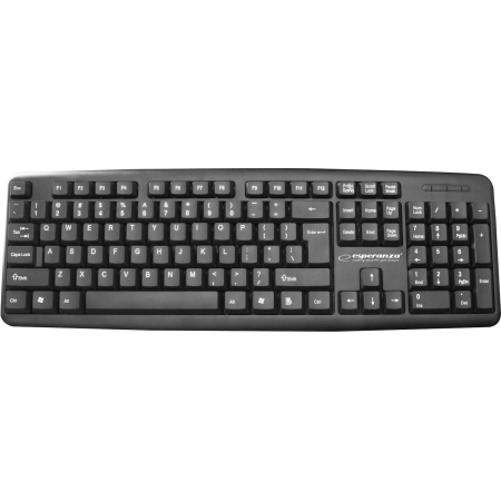 ESPERANZA WIRED KEYBOARD USB BK AMARILLO EK134