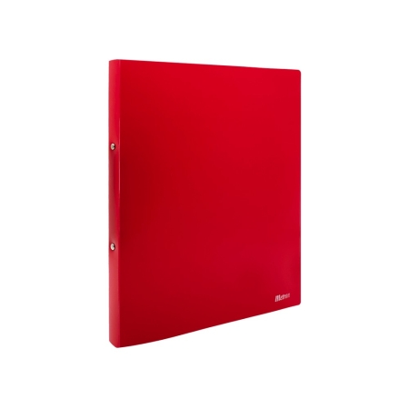 METRON 2-RING BINDER FILE A4 2CM RED(6/PACK) 06304
