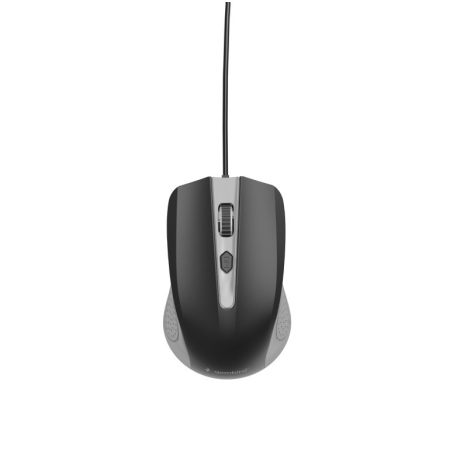 GEMBIRD WIRED MOUSE MUS-4B-01 BLACK/GREY