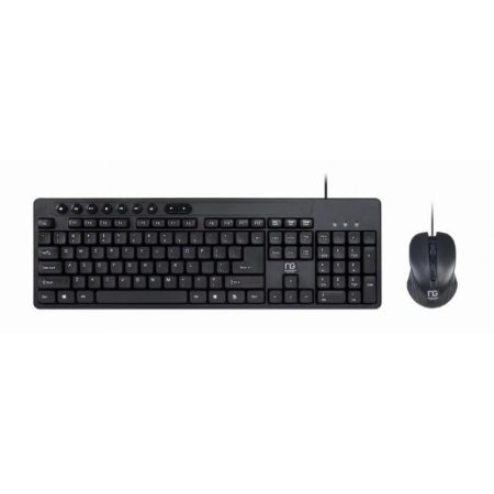 NG SET MULTIMEDIA KEYBOARD&MOUSE USB BLACK