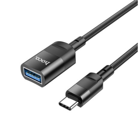 HOCO U107 EXPAND CABLE TYPE C IN USB 1.2MM BLACK