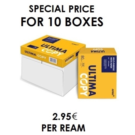 ULTIMA COPY PAPER A4 80GSM (10 BOXES OF 5 REAMS)