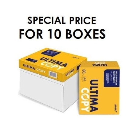 ULTIMA COPY PAPER A4 80GSM (10 BOXES OF 5 REAMS)