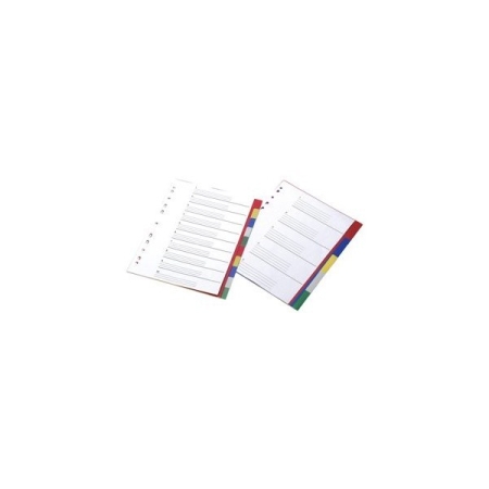 F-5H PLASTIC COLOR DIVIDER 5TAB