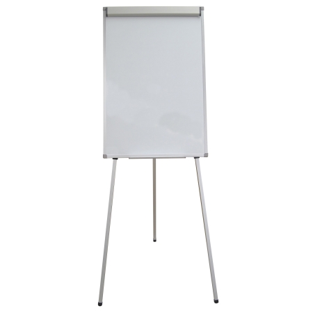FLIP CHART WHITE BOARD 70X100CM ALUM. FRAME