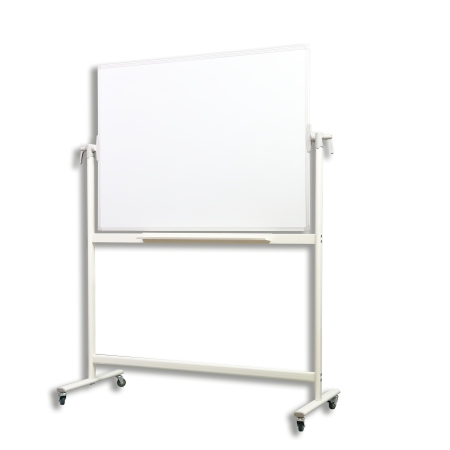 WHITE BOARD DOUBLE SIDED WITH MOBILE STAND