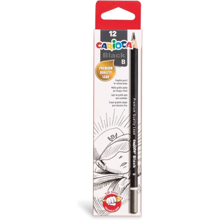 carioca-1b-pencils-black-12pcs-box
