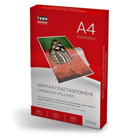 LAMINATING FILM  100MIC 216X303MM A4