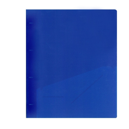 TYPO A4 PP RING BINDER 4-RING 4CM BLUE (10/PACK)