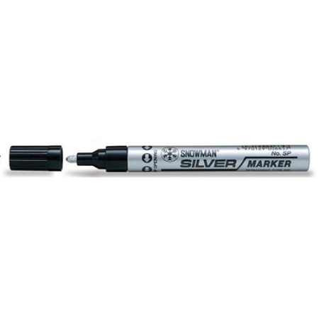 SNOWMAN PAINT MARKER SILVER SP12