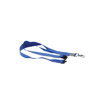FOROFIS BLUE LANYARD NAME BUDGE CORD WITH METAL CLIP 45CM