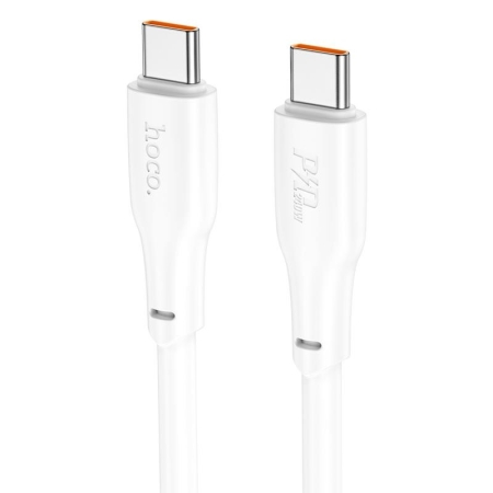 HOCO X93 CHARGER CABLE AND DATA TYPE C IN TYPE C 2M 240W WHITE