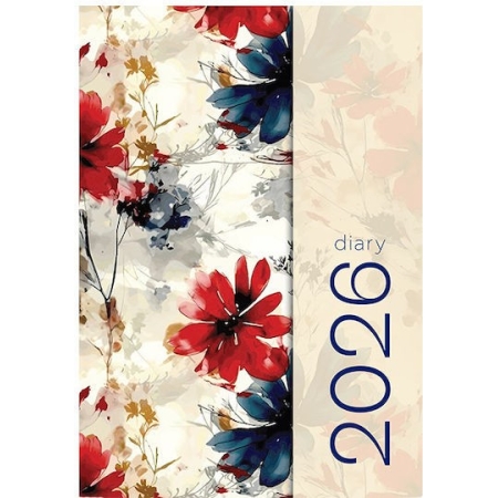 DIARY 2026 DAY BY DAY MAGNETIC HARD COVER 14X21CM 591837