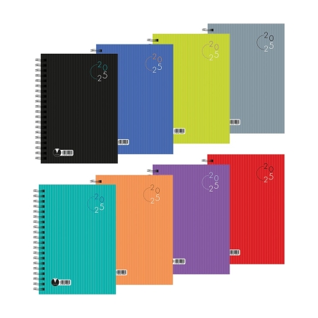 DIARY 2026 DAY BY DAY SPIRAL 14X21CM SOFT COVER CLASSIX 520035