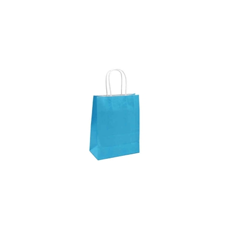 METRON KRAFT BAG LIGHT BLUE 16X21X8CM 110GR