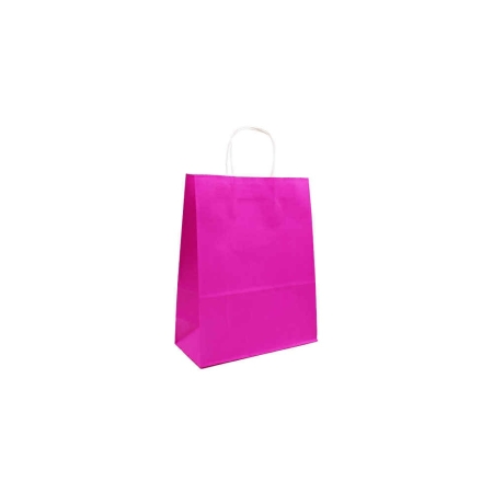 METRON KRAFT BAG MAGENTA 26X33X12CM 120GR
